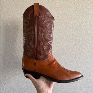 Panhandle slim  Leather Cowboy Boots